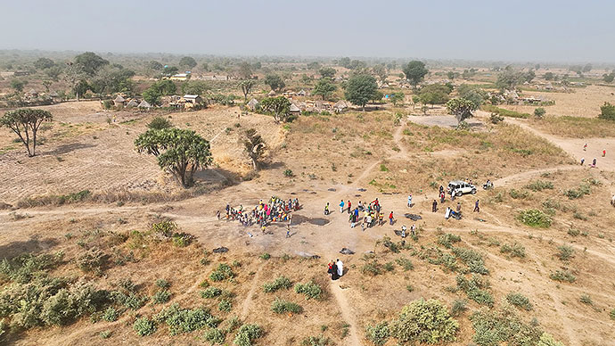 Brunnenbohrung Afrika Wasserprojekt Kamerun Extrême-Nord
