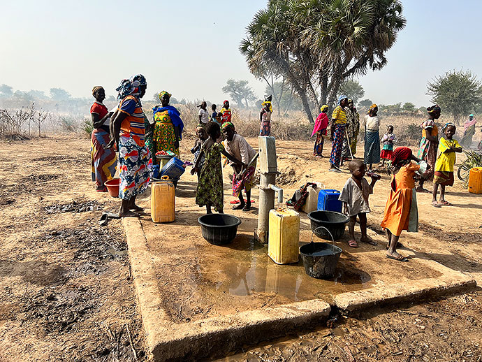 Brunnenbohrung Afrika Wasserprojekt Kamerun Extrême-Nord