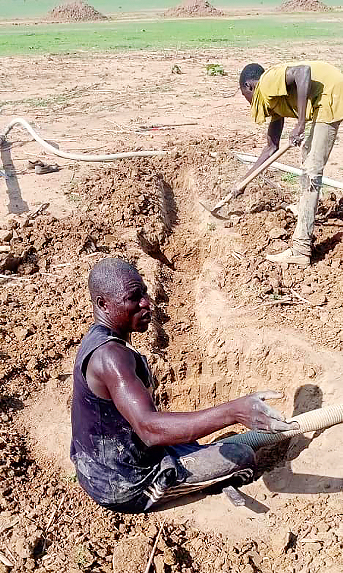 Brunnenbohrung Afrika Wasserprojekt Kamerun Extrême-Nord